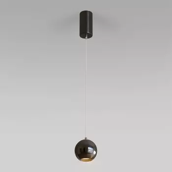 Подвесной светильник светодиодный 50215/1 Elektrostandard Giro LED черный жемчуг в форме шара