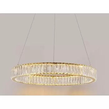 Подвесной хрустальный светильник светодиодный 8240/60 gold Newport 8240 кольцо