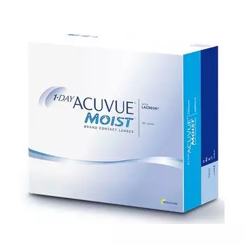 Линзы контактные Acuvue 1 day moist (8.5/-12,00) 180шт