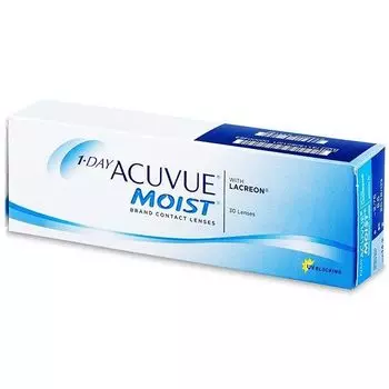 Линзы контактные Acuvue 1 Day Moist (-6.50/8.5) 30шт