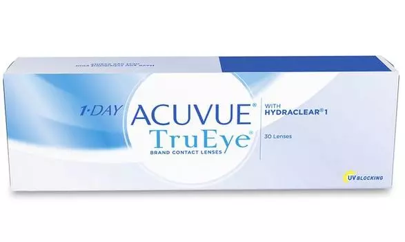 Линзы контактные Acuvue 1 Day TruEye (-4.25/8.5/14.2) 30шт