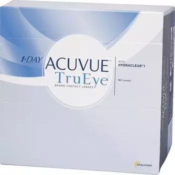 Линзы контактные Acuvue 1 day trueye with hydraclear (8.5/-3,25) 180шт