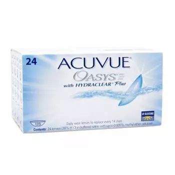 Линзы контактные Acuvue oasys (8.4/-1,00) 24шт