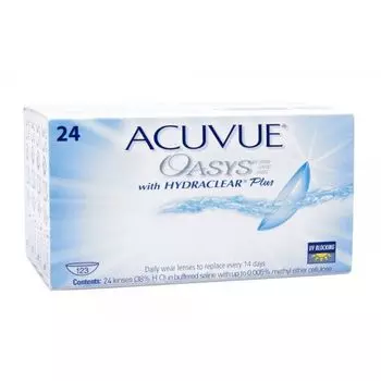Линзы контактные Acuvue oasys (8.4/-1,25) 24шт