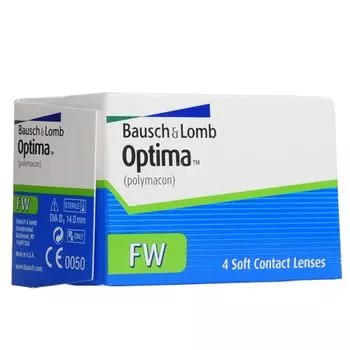 Линзы контактные Bausch&amp;Lomb/Бауш энд Ломб Optima FW (8.7/-5,50) 4шт