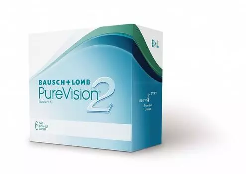 Линзы контактные мягкие Balafilcon A Bausch&Lomb/Бауш энд Ломб PureVision 2 (-5.00/8.6) 6шт