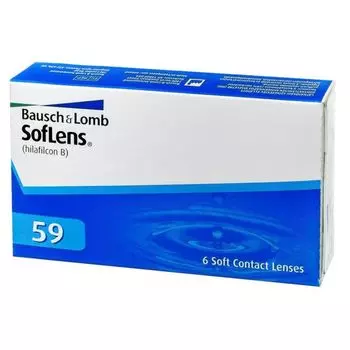 Линзы контактные плановой замены SofLens 59 (-0.75/8.6) 6шт