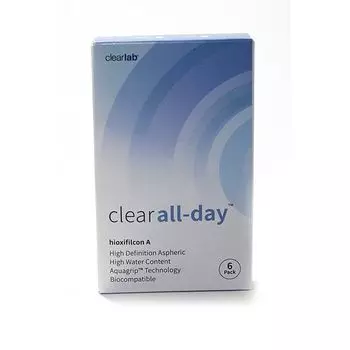Линзы контактные ClearLab Clear All-Day (8.6/-7,50) 6шт