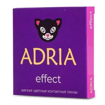 Линзы контактные цветные Adria/Адриа Effect color (8.6/-10,00) Ivory 2шт