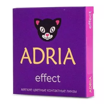 Линзы контактные цветные Adria/Адриа Effect color (8.6/-7,00) Ivory 2шт