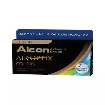 Линзы контактные цветные Alcon/Алкон Air Optix Colors (-4.75/8.6) Brilliant blue 2шт
