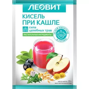 Кисель при кашле Леовит пак. 20г 5шт