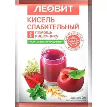 Кисель слабительный Леовит пак. 20г 5шт