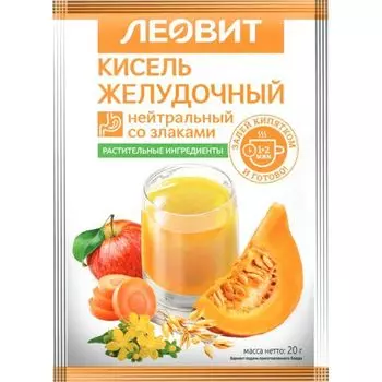 Кисель желудочный нейтральный Леовит пак. 20г 5шт