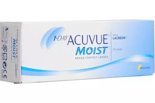 Линзы контактные 1 Day Acuvue Moist 8,5, -5,00 30шт