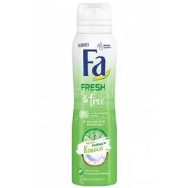 Дезодорант Fa, Fresh&amp;Free Лайм-кокос, для женщин, спрей, 150 мл