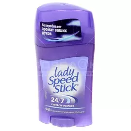 Дезодорант Lady Speed Stick, Свежесть облаков, для женщин, стик, 45 г
