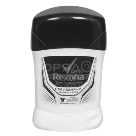 Дезодорант Rexona, MotionSense Невидимый на черном и белом, для мужчин, стик, 50 мл