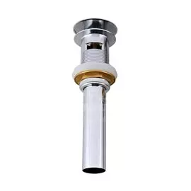 Донный клапан Frap F65-2 с переливом, 1 1/4", хром