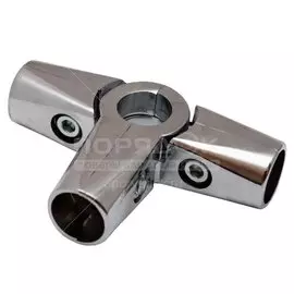 Соединитель для четырех труб, GT 23 (R-44), Trodos, Joker Chrome, 313035