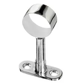 Держатель для труб, GP 50AR, торцевой регулируемый, Trodos, Joker Chrome, 313017