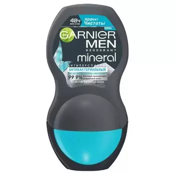 Дезодорант Garnier, Эффект чистоты, для мужчин, ролик, 50 мл
