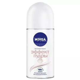 Дезодорант Nivea, Эффект пудры, для женщин, ролик, 50 мл