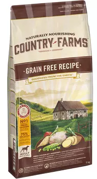 Сухой корм для собак Country Farms беззерновой с курицей