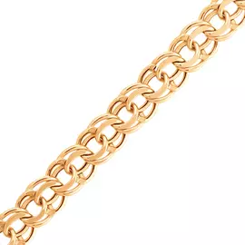 Цепь «Бисмарк» из красного золота 40-П-41100-11 50.0