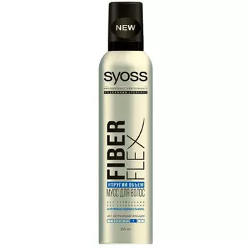 Мусс для укладки волос Syoss 250мл файберфлекс экстрасильная фиксация