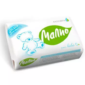 Мыло детское малио 90г с алоэ-вера