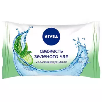 Мыло-уход Nivea 90г огурец и зеленый чай