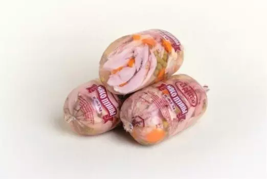 Мясо птицы в желе продукт мясной вареный 1 сорт царь-мясо
