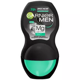 Дезодорант-антиперспирант шариковый Garnier Mineral Men Эффект магния Ультрасухость 50 мл