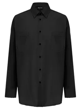 Рубашка Regular Fit однотонная