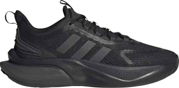 Кроссовки Adidas Alphabounce Plus 'Black Carbon', черный
