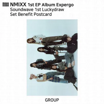 NMIXX 1-й EP-альбом Expergo Lucky Draw Фотокартка Открытка Soundwave Ktown4U KPOP
