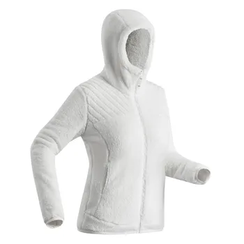 Толстовка флисовая женская для походов Quechua SH500, белый