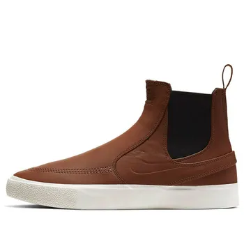 Кроссовки sb zoom stefan janoski slip mid rm 'light british tan' Nike, бежевый