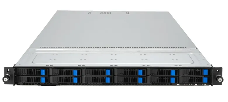 Серверная платформа 1U ASUS RS700-E11-RS12U/10G/1.6KW/12NVMe/GPU (LGA4677, C741, 32*DDR5 (4800), 12*2.5" NVMe/SATA/SAS HS, 2*M.2, 2*PCIE, 2*10Glan 2*1