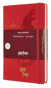Блокнот Moleskine Harry Potter Limited Edition Large (LEHP02QP060D) в линейку (Red)