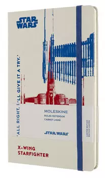 Блокнот Moleskine Star Wars Limited Edition Large (LESWD02QP060) в линейку (White)