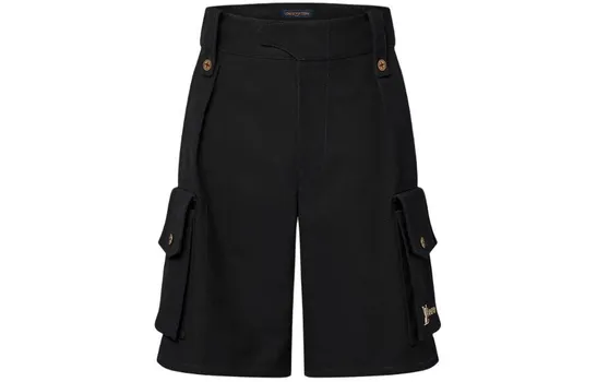 Шорты-карго Louis Vuitton мужские, черный
