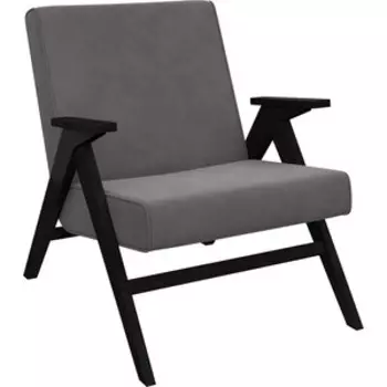 Кресло для отдыха Мебель Импэкс Вест венге ткань Verona antrazite grey, кант Verona antrazite grey