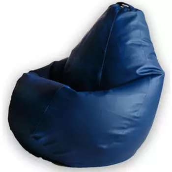 Кресло-мешок DreamBag Синяя экокожа 3XL 150x110