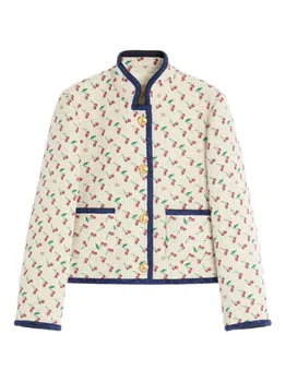 Рубашка Valentino Garavani PADDED CABAN WITH CHERRYFIC PRINT JACQUARD, нейтральный