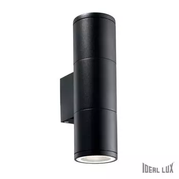 Уличный настенный светильник Ideallux GUN AP2 SMALL NERO