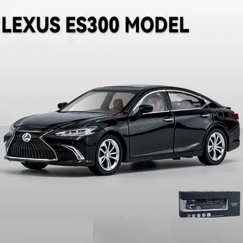 Модель автомобиля, масштаб 1/24, ES300, литая под давлением Коллекционная игрушечная машинка из сплава со светом и звуком, дверь игрушечного автомобиля можно открыть 1/24-21x7.5x6.5cm белый