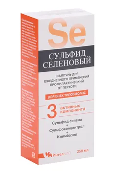 Шампунь СульфидСеленовый от перхоти д/ежеднев применения профилактический, 250 мл