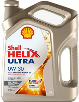 Моторное масло SHELL Helix Ultra ECT C2/C3 0W-30, 4л